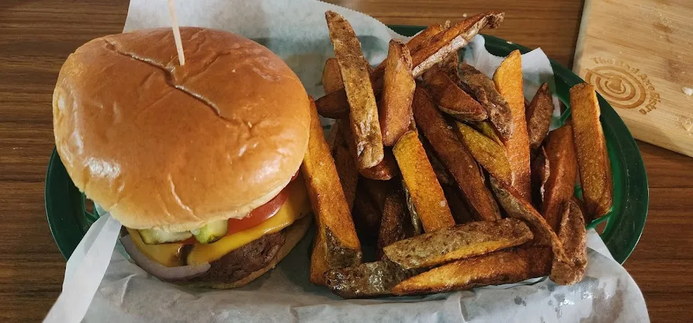 Cheeseburger and Fries